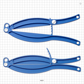 Bag Clamp with Lock, Blue - 5.906 (150 mm) Sealing Length - 99201