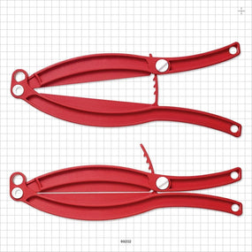 Bag Clamp with Lock, Red - 5.906 (150 mm) Sealing Length - 99202