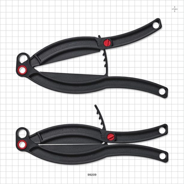 Bag Clamp with Lock, Black - 3.937 inch (100 mm) Sealing Length - 99209