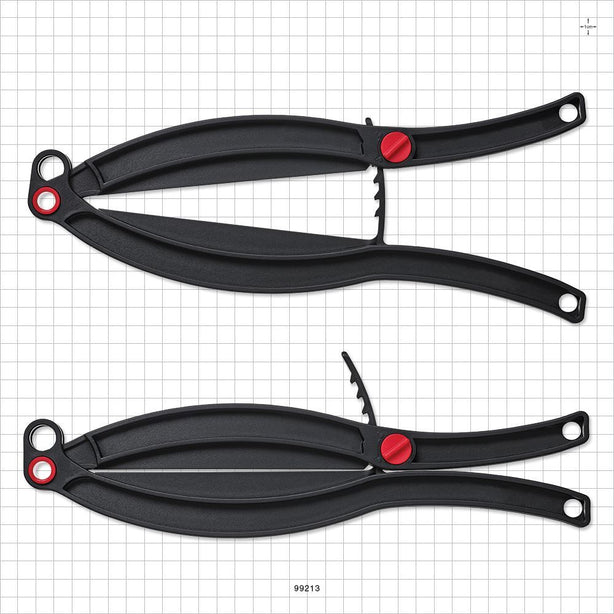 Bag Clamp with Lock, Black - 5.906 inch (150 mm) Sealing Length - 99213
