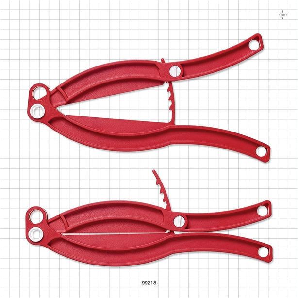 Bag Clamp with Lock, Red - 3.937 inch (100 mm) Sealing Length - 99218