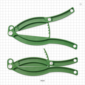 Bag Clamp with Lock, Green - 3.937 inch (100 mm) Sealing Length - 99220