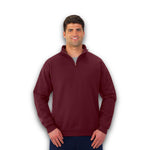Jerzees Men's Quarter-Zip Sweatshirt 995 MAROON M - 1.0 Each - MDL-995MARM