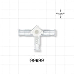 3-Way Stopcock, 3 Female Luer Locks - 200 psi - 99699