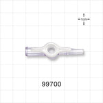 1-Way Stopcock, Female Luer Lock, Male Luer Slip - 45 psi - 99700