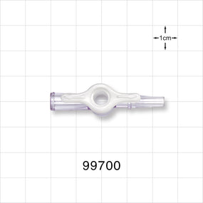 1-Way Stopcock, Female Luer Lock, Male Luer Slip - 45 psi - 99700