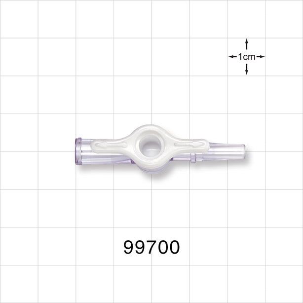 1-Way Stopcock, Female Luer Lock, Male Luer Slip - 45 psi - 99700