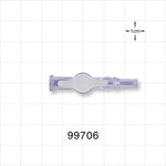 1-Way Stopcock, Female Luer Lock, Male Luer Slip - 58 psi - 99706