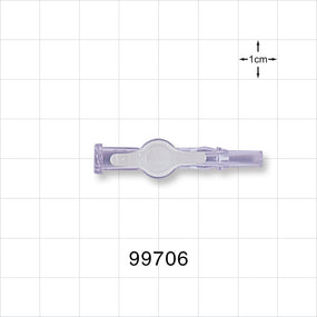 1-Way Stopcock, Female Luer Lock, Male Luer Slip - 58 psi - 99706