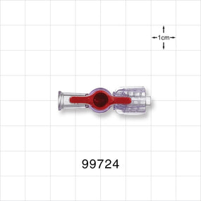 1-Way Stopcock, Female Luer Lock, Male Luer with Spin Lock - 29 psi - 99724