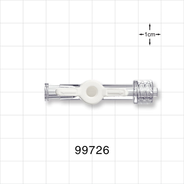 1-Way Stopcock, Female Luer Lock, Male Luer Lock - 200 psi - 99726