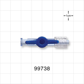1-Way Stopcock, Female Luer Lock, Swivel Male Luer Lock - 1050 psi - 99738