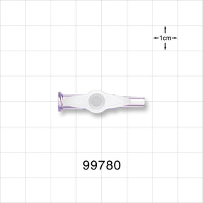 1-Way Stopcock, Female Luer Lock, Male Luer Slip - 50 psi - 99780