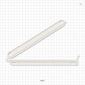 Bag Clamp, White - 8.661 inch (220 mm) Sealing Length - 99917
