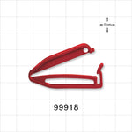 Bag Clamp, Red - 1.575 inch (40 mm) Sealing Length - 99918