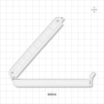 Bag Clamp, White - 4.331 inch (110 mm) Sealing Length - 99944