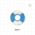 Identification Roll Tape for Color Coding, White - 1/4 inch x 300 inch (6.35 mm x 25 ft) - 99971