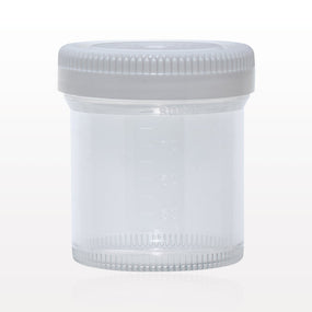 Specimen Container w/White Cap - 90 ml; 2.1 inch Opening (53 mm) - 99982