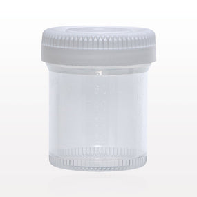 Specimen Container w/White Cap - 60 ml; 1.9 inch Opening (48 mm) - 99984