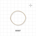 General Purpose Retainer Bands, Synthetic Polyisoprene - 2.5 inch x 0.063 inch x 0.035 inch (63.5 mm x 1.6 mm x 0.9 mm) - 99987