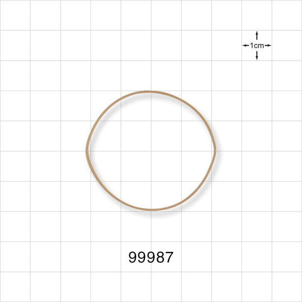 General Purpose Retainer Bands, Synthetic Polyisoprene - 2.5 inch x 0.063 inch x 0.035 inch (63.5 mm x 1.6 mm x 0.9 mm) - 99987