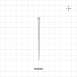 General Purpose Cable Tie, Non-Reopening, Natural - 3.15 inch (80 mm); 80N (18 lbs) Breaking Strength - 99989