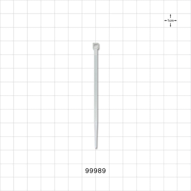 General Purpose Cable Tie, Non-Reopening, Natural - 3.15 inch (80 mm); 80N (18 lbs) Breaking Strength - 99989