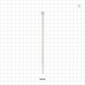 General Purpose Non-Reopening Cable Tie, Natural - 6.3 inch (160 mm); 222N (50 lbs) Breaking Strength - 99990