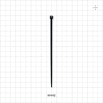 General Purpose Non-Reopening Cable Tie, Black - 5.15 inch (139.7 mm); 178N (40 lbs) Breaking Strength - 99992