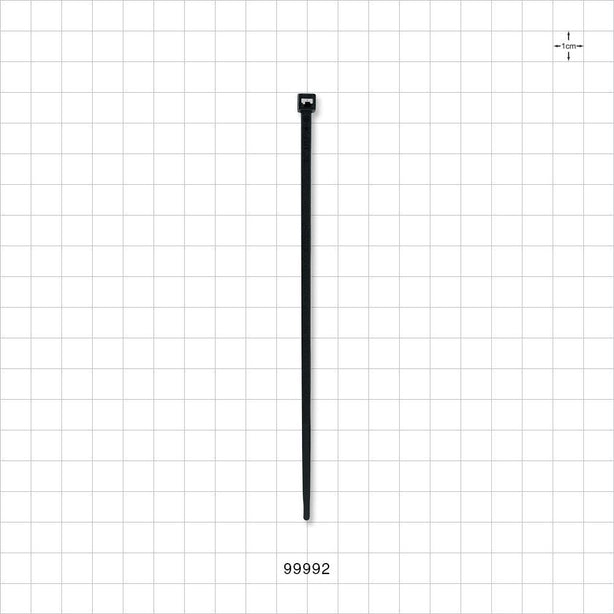 General Purpose Non-Reopening Cable Tie, Black - 5.15 inch (139.7 mm); 178N (40 lbs) Breaking Strength - 99992