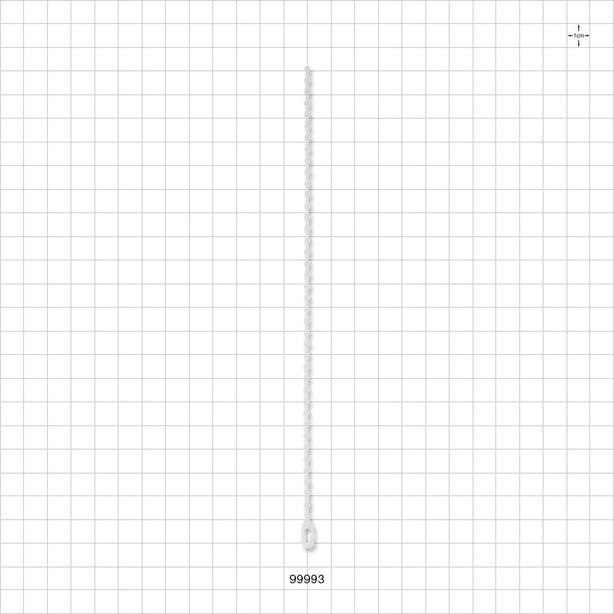General Purpose Re-opening Beaded Tie, Natural - 8 inch (203 mm) - 99993