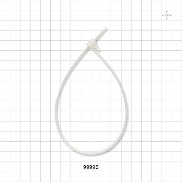 General Purpose Cable Tie, Re-opening, Natural - 11 inch (279 mm) 222N (50lbs) Breaking Strength - 99995