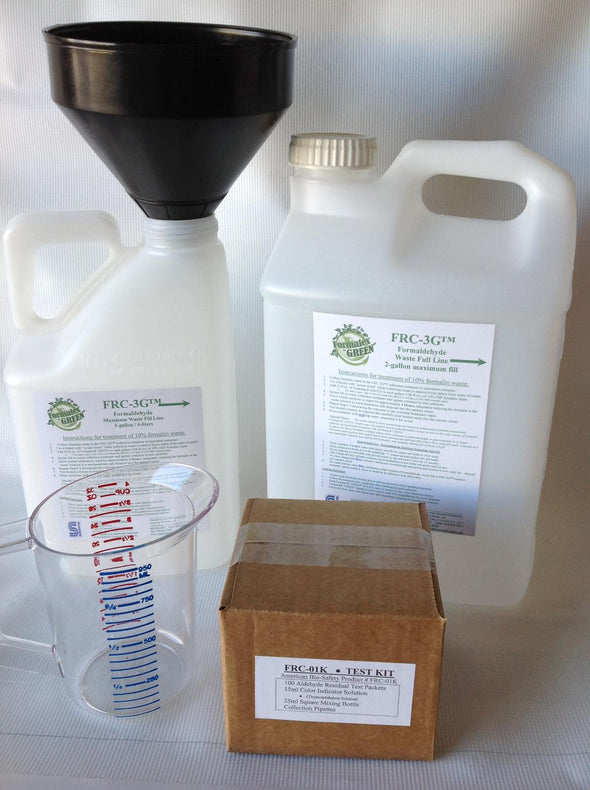 American Bio-Safety Aldehyde Container, Waste Collection, 2.5GAL, Label - FRC250E - 1 Each