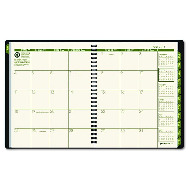 AT-A-GLANCE Monthly Desk Planners 70-120G-05 1 Each - MDL-AAG70120G05