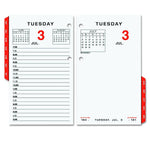 AT-A-GLANCE Daily Desk Calendar Refill E017-50 1 Each - MDL-AAGE01750
