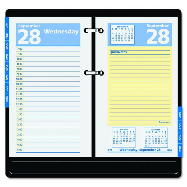 At-A-Glance QuickNotes Daily Desk Calendar Refill E517-50 - 1.0 Each - MDL-AAGE51750