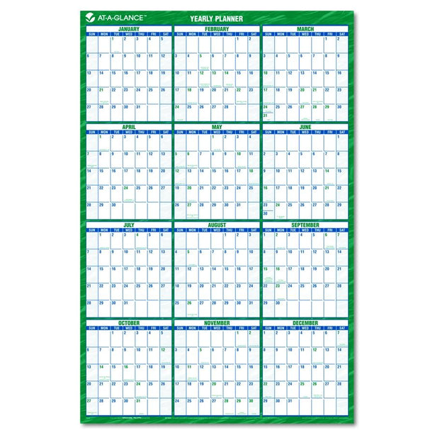 AT-A-GLANCE Monthly Wall Calendars PM210-28 1 Each - MDL-AAGPM21028