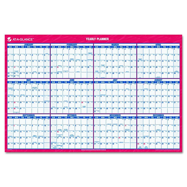 AT-A-GLANCE Monthly Wall Calendars PM212-28 1 Each - MDL-AAGPM21228