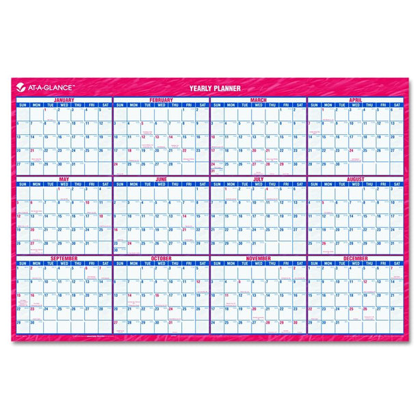 AT-A-GLANCE Monthly Wall Calendars PM326-28 1 Each - MDL-AAGPM32628