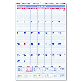 AT-A-GLANCE Monthly Wall Calendars PM4-28 1 Each - MDL-AAGPM428
