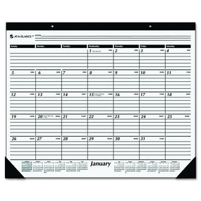 AT-A-GLANCE Monthly Desk Pads SK24-00 1 Each - MDL-AAGSK2400