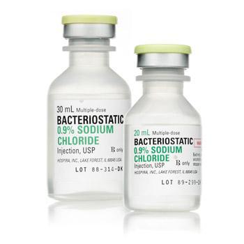 Pfizer Inc / Consumr Hlthcr Diluent Bacteriostatic 0.9% Sodium Chloride Injection 00409-1966-05 - 25.0 Each