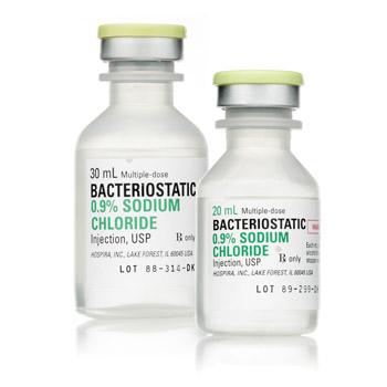 Pfizer Inc / Consumr Hlthcr Diluent Bacteriostatic 0.9% Sodium Chloride Injection 00409-1966-12 - 25.0 Each