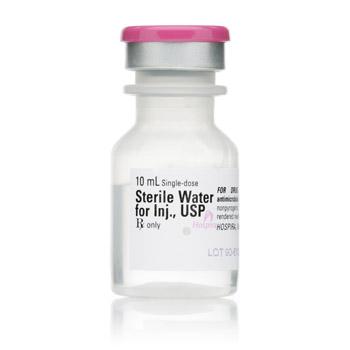 Diluent Sterile Water for Injection USP - 00409-4887-10 - 25 Each - MDL-ABB048871010Z