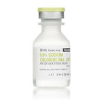 Single Dose Plastic Fliptop Vial (Solution), Sodium Chloride (NaCl) Injection Solution, 0.9%, 20 mL, Pfizer Hospital - 00409-4888-20 - 25 Each