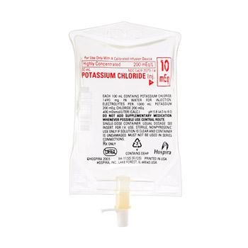 ICU MEDICAL INC Potassium Chloride in Water for Injection 07075-14 24 Each - MDL-ABB070751414