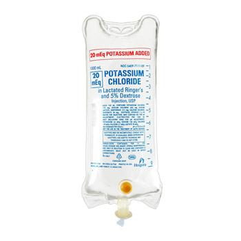 ICU MEDICAL INC Potassium Chloride in Lactated Ringer's and 5% Dextrose 07111-09 12 Each - MDL-ABB071110939
