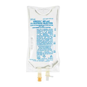 ICU MEDICAL MB 5% Dextrose and Ionosol Injection Solution, 500 mL - 07372-62 - 24 Each