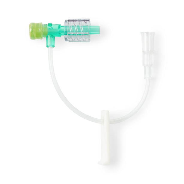 ICU MEDICAL Microbore Extension Set with Locking Spin Collar, Pre-Pierced T-Site, 5" - 11402-28 - 120 Each