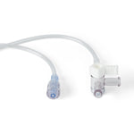 Icu Medical Anesthesia Macrobore Extension Set with 4-Way Stopcock, Clave Y-Site, Male Luer Lock Adapter, 38" - 12394-01 - 50 Each